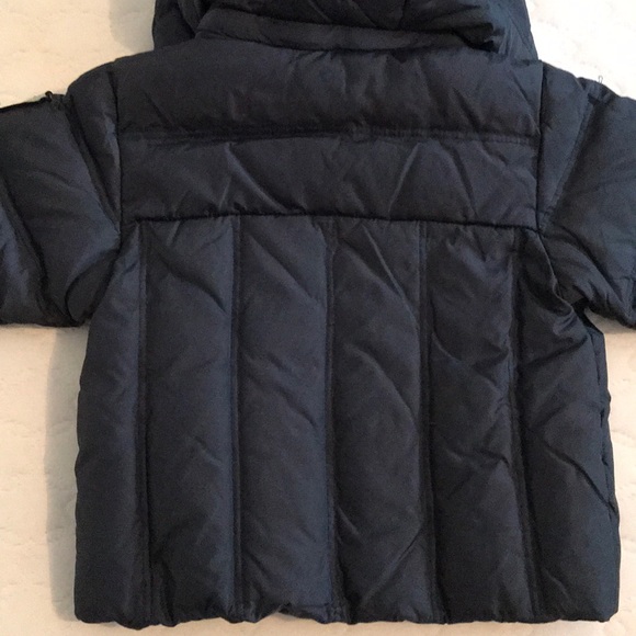 Diesel Baby Puffer Jacket - Navy Blue (Size: 6M) - Picture 7 of 8